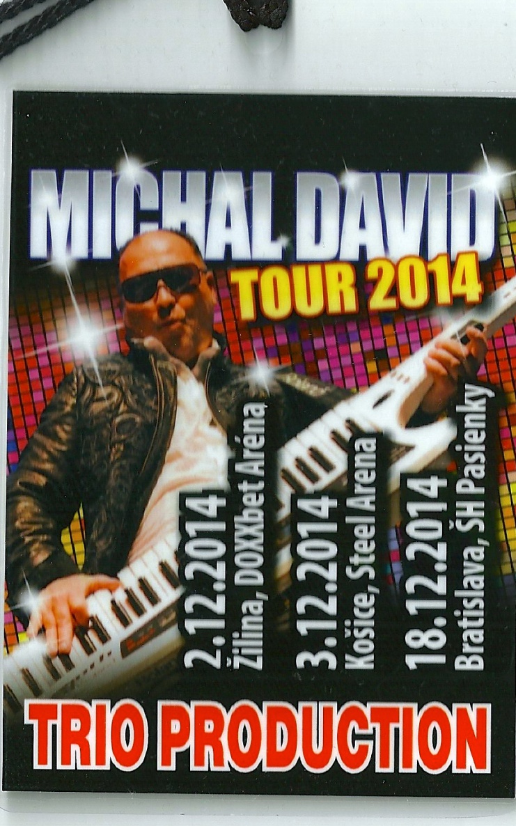 Michal David Tour 2014 na Slovensku 